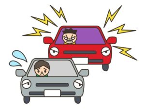 あおり運転の図