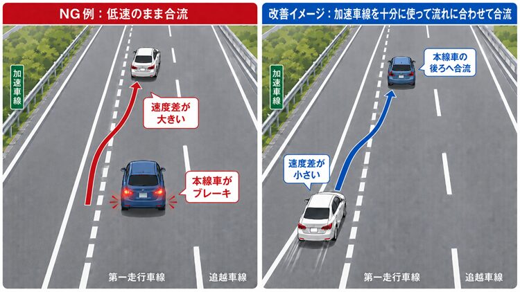 高速の合流
