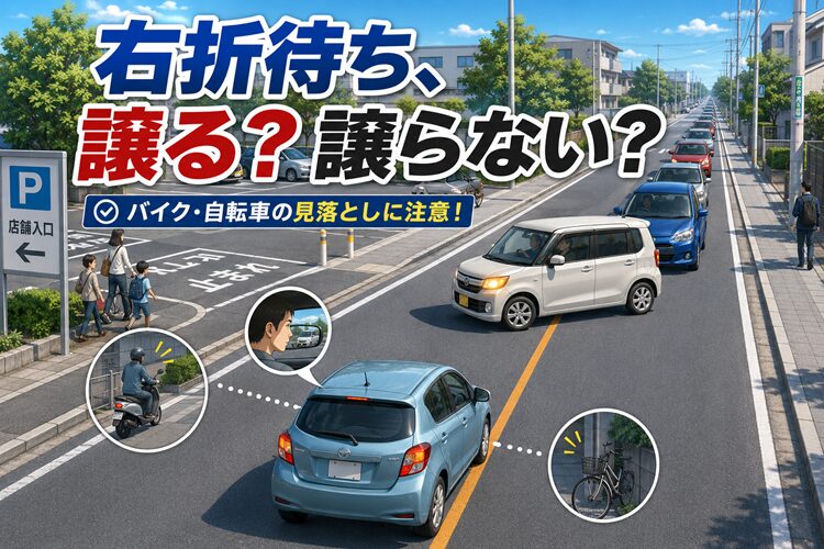 対向車の右折待ちは譲るべき?譲らないほうが安全な場面と私の判断基準